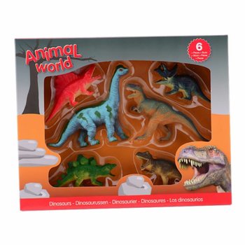 ANIMAL WORLD - Σετ Παιχνιδιού Δεινόσαυροι (6 Φιγούρες)