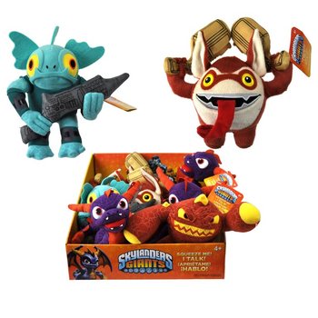Λούτρινα Skylanders με ήχο σε σταντ παρουσίασης (12 τεμ.)