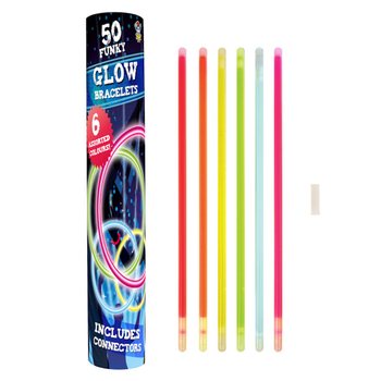 Φωσφοριζέ Βραχιόλια Glow - 50 Τεμάχια ανά Σωλήνα (Display 12 τμχ.)