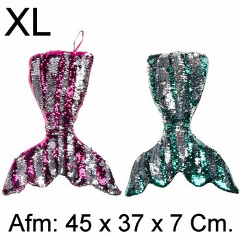 XL Λούτρινο Μαξιλάρι Ουρά Γοργόνας - 45 cm - Μιξ Χρώματα (4 τμχ.)