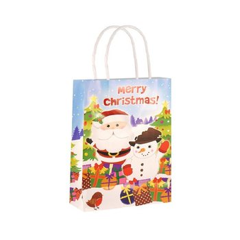 Τσάντες Δώρου MERRY CHRISTMAS 14x21x7 cm (24 τμχ)