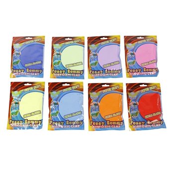 Ελαστική Πάστα FUNNY GUMMY Μίξη Χρωμάτων, 50g (24 τμχ.)
