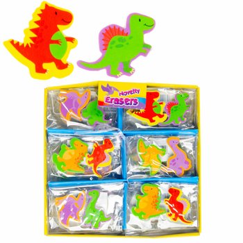 Σετ 2 Γόμες DINO σε Display (36 τμχ.)