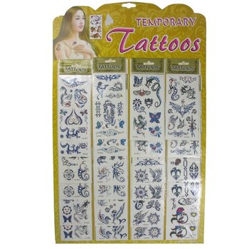 ΑΥΤΟΚΟΛΛΗΤΑ ΤΑΤΟΥΑΖ ΣΕ ΚΑΡΤΑ (24 τμχ.)