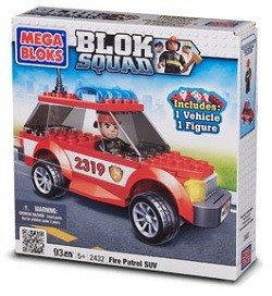 MEGABLOKS BLOK SQUAD SUV ΠΥΡΟΣΒΕΣΤΙΚΗΣ - 2432 (2 τεμ.)