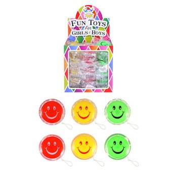 Χαρούμενο Smiley Γιο-γιο σε Display (36 τμχ.)
