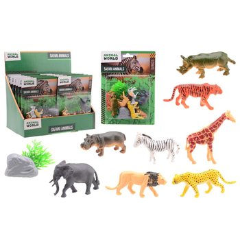 ANIMAL WORLD - ΣΕΤ ΠΑΙΧΝΙΔΙΟΥ ΖΩΑ ΣΑΦΑΡΙ 10 ΤΕΜΑΧΙΩΝ ΣΕ ΚΑΡΤΑ - ΣΕ DISPLAY (12 τεμ.)