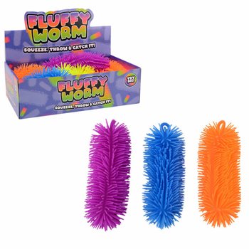 Μεγάλο Σκουλήκι Fluffy 22 cm - Display (12 τμχ.)