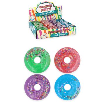 Putty Donuts σε πολύχρωμο Display - Μίξη χρωμάτων (24 τεμάχια)
