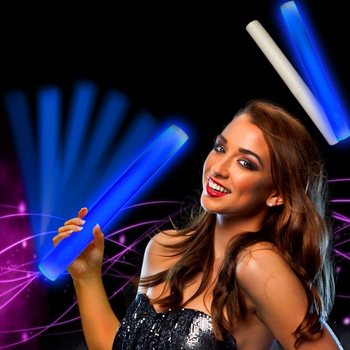 LED Foam Stick Μπλε - Party Stick (24 τμχ)