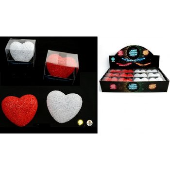 ΕΠΙΤΡΑΠΕΖΙΑ ΚΑΡΔΙΑ LED, ΕΝΑΛΛΑΓΗ ΧΡΩΜΑΤΩΝ ΣΕ DISPLAY (12 τμχ.)