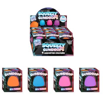 SQUEEZE GUM DROP - ΜΕ ΓΕΜΙΣΗ SUGAR - ΣΕ DISPLAY (12 τμχ.)