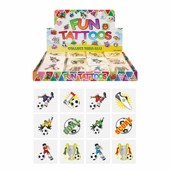 FUN TATTOO'S - Display Ποδόσφαιρο (48 Πακέτα των 12)