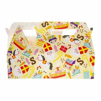 MENUBOX SINTERKLAAS - 22.5 x 12 x 9.5 Cm. (24 &tau;&mu;&chi;.)