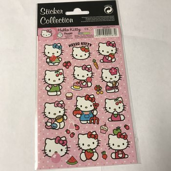 ΑΥΤΟΚΟΛΛΗΤΑ: HELLO KITTY, Διαστ. 20 x 10 εκ. (10 τεμ.)