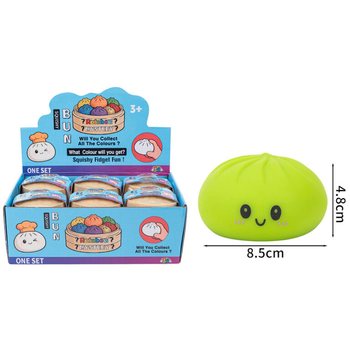 RAGE - &Mu;&epsilon;&gamma;ά&lambda;&alpha; Squishy Bun Dumplings (8.5 x 8.5 x 4.8 cm) - Viral 2026 Fidget Toy (12 &tau;&mu;&chi;.)