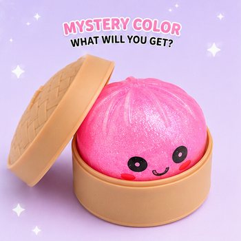 RAGE - Squishy SUGAR EDITION Bun Dumplings &Mu;&Iota;&Kappa;&Rho;&Omicron; (5.3 x 5.3 x 4.1 Cm) Viral 2026 Fidget Toy (24 &tau;&epsilon;&mu;.)