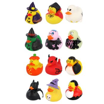Halloween Παπάκια Μπάνιου Mix (12 τεμάχια) - 6 x 5 cm