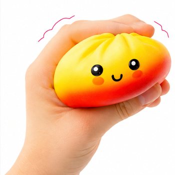 RAGE - LUCKY DUMPLINGS - Squishy Bun Dumplings &Mu;&Epsilon;&Gamma;&Alpha;&Lambda;&Omicron; &Delta;&iota;&alpha;&sigma;&tau;. 8.5 x 8.5 x 4.8 &epsilon;&kappa;. - &Sigma;&Epsilon; DISPLAY (12&tau;&mu;&chi;.)