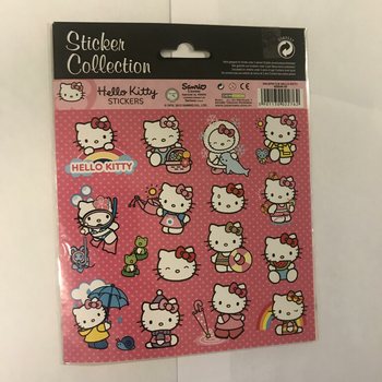 ΜΕΓΑΛΑ ΦΥΛΛΑ ΑΥΤΟΚΟΛΛΗΤΩΝ HELLO KITTY, 20x16 cm (10 τμχ)