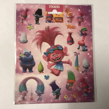 ΜΕΓΑΛΑ ΦΥΛΛΑ ΜΕ ΑΥΤΟΚΟΛΛΗΤΑ TROLLS, 20x16 cm (10 τεμ.)