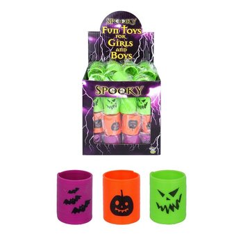ΜΙΝΙ ΕΛΑΤΗΡΙΑ HALLOWEEN Ø3 CM ΣΕ DISPLAY (72 τμχ.)