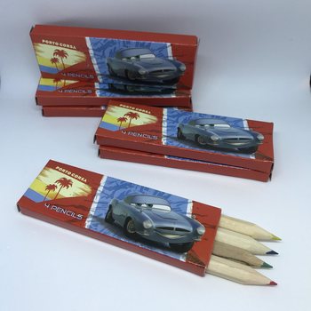 Ξυλομπογιές Disney Cars - Σετ 4 Τεμαχίων σε Κουτάκι (48 τεμ.)