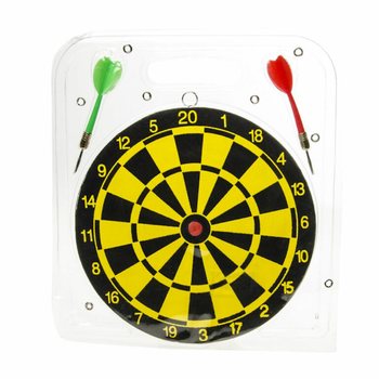 Στόχος Dart με 2 βελάκια - Διάμετρος 22,5 cm (2 τεμ.)