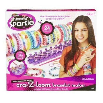 CRA-Z-ART SHIMMER'N SPARKLE - MEGA ΣΕΤ ΚΑΤΑΣΚΕΥΗΣ ΒΡΑΧΙΟΛΙΩΝ (6 τμχ.)