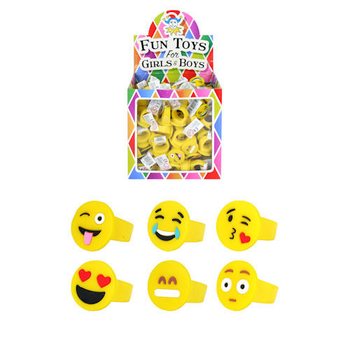 Παιδικά Δαχτυλίδια Σχέδιο: Smiley σε Σταντ (156 τμχ.)