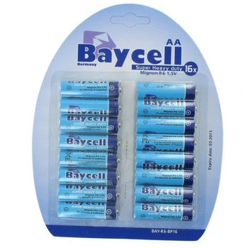 ΜΠΑΤΑΡΙΕΣ "BAYCELL" AA - SUPER HEAVY DUTY (10x16 τεμάχια)