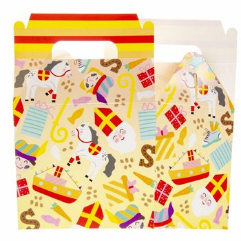 &Kappa;&omicron;&upsilon;&tau;ί &Mu;&epsilon;&nu;&omicron;ύ SINTERKLAAS / &Kappa;&omicron;&upsilon;&tau;ά&kappa;&iota; &Delta;ώ&rho;&omicron;&upsilon; 14x10x17 cm (12 &tau;&epsilon;&mu;.)
