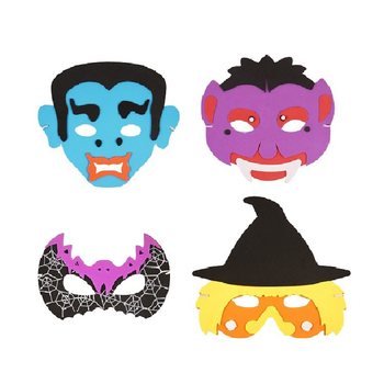 Μείγμα Μασκών Halloween από Αφρώδες Υλικό (24 τμχ.)