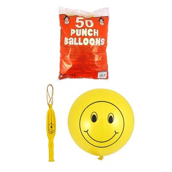 ΜΠΑΛΟΝΙΑ SMILEY PUNCH (50 τμχ.)
