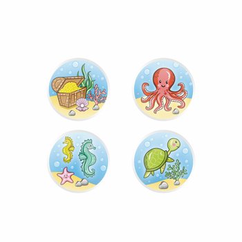 MIX SEA LIFE / ΘΑΛΑΣΣΙΑ ΖΩΑ - ΜΠΑΛΑΚΙΑ ΑΝΑΠΗΔΗΣΗΣ Ø3.3 cm (100 τμχ)