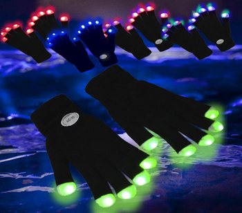 Γάντια LED / Rave Gloves (12 τμχ.)