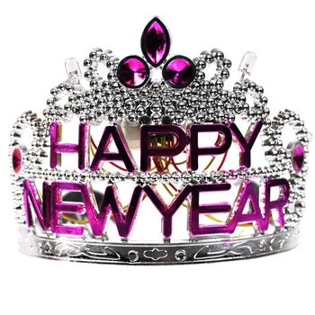 HAPPY NEW YEAR Κορώνα με Φωτισμό (10 τμχ.)