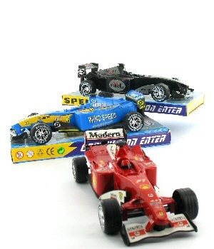 Αγωνιστικό Αυτοκίνητο Formula 1 με Τριβή σε Blister (12 τεμ.)