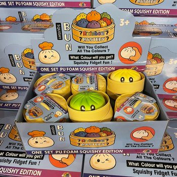 RAGE - Squishy Bun Dumplings ΜΕΓΑΛΑ - ONE SET PU FOAM SQUISHY EDITION (12 τεμ.)
