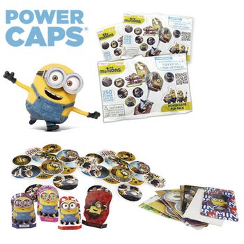 ΕΚΤΟΞΕΥΤΕΣ ΔΙΣΚΩΝ MINIONS POWER CAPS FUN PACK ΣΕ BLINDBAG (100 τεμ.)