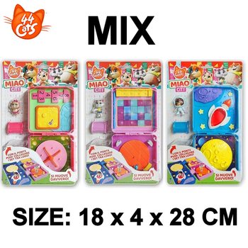 44CATS MIAO CITY ΣΕ ΚΑΡΤΕΛΑ - 18x4x28 CM - ΔΙΑΦΟΡΑ ΣΧΕΔΙΑ (40 τμχ.)