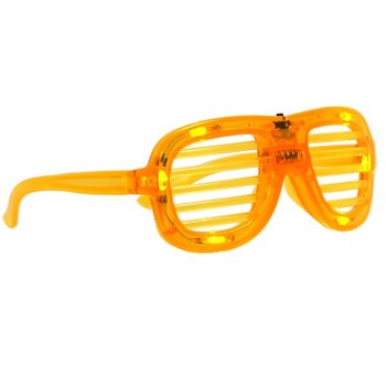 ΓΥΑΛΙΑ SHUTTER SHADES ΜΕ ΦΩΤΙΣΜΟ - ΧΡΩΜΑ: ΚΙΤΡΙΝΟ (12 τμχ.)