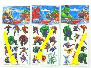 ΧΑΛΚΟΜΑΝΙΕΣ / AYTOKΟΛΛΗΤΑ MARVEL HEROES (24 τεμ.)