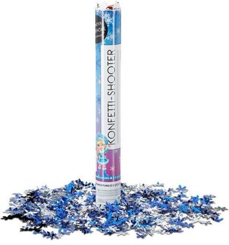 Κανόνι κονφετί - Χιονονιφάδα - 40 cm - Party shooter (10 τμχ)