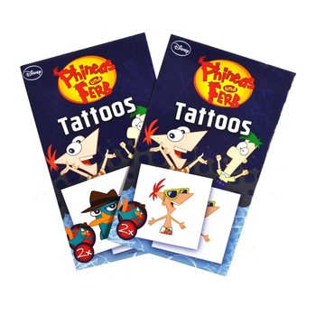ΤΑΤΟΥΑΖ DISNEY 2 ΤΕΜΑΧΙΩΝ - ΜΟΝΤΕΛΟ: ΦΙΝΕΑΣ ΚΑΙ ΦΕΡΜΠ (50 τμχ.)