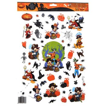 Disney Halloween Αυτοκόλλητα Τζαμιού (12 τεμ.)
