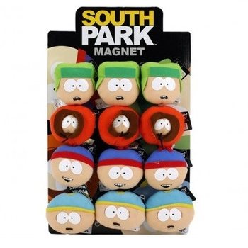 ΛΟΥΤΡΙΝΑ ΜΑΓΝΗΤΑΚΙΑ SOUTH PARK, 7CM, ΣΕ STAND (12 τμχ.)