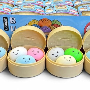 RAGE - Squishy MINI&rsquo;S EDITION Dumplings &Mu;&Iota;&Kappa;&Rho;&Alpha; (5.3 x 5.3 x 4.1 cm) Viral 2026 Fidget Toy (24 &tau;&mu;&chi;.)