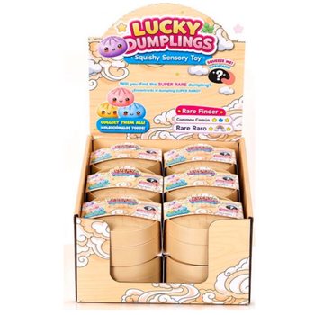 RAGE - LUCKY DUMPLINGS - Squishy Bun Dumplings &Mu;&Epsilon;&Gamma;&Alpha;&Lambda;&Omicron; &Delta;&iota;&alpha;&sigma;&tau;. 8.5 x 8.5 x 4.8 &epsilon;&kappa;. - &Sigma;&Epsilon; DISPLAY (12&tau;&mu;&chi;.)