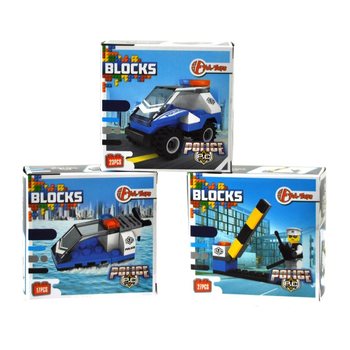 Τουβλάκια Κατασκευών Bricks - Αστυνομική Σειρά (11 τμχ.)